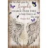 (40*60cm)Angel Wings Butterfly Saying - Full Round Drill Diamond Painting