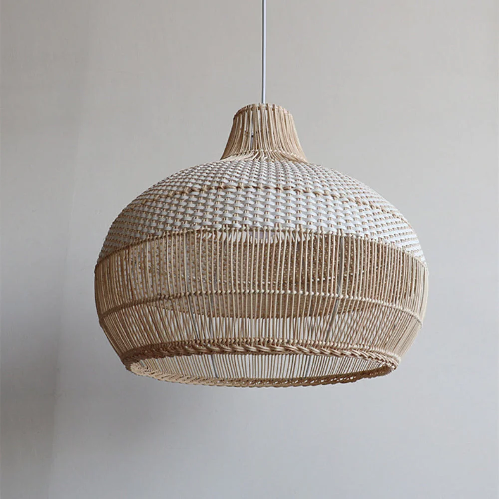 Arturest Natural Handmade Rattan Pendant Light Lampshade For Kitchen