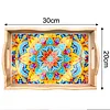 DIY Diamond Painting Wooden Tray Food Tray with Handle Living Room Decoration Donut Wooden Tray Kit