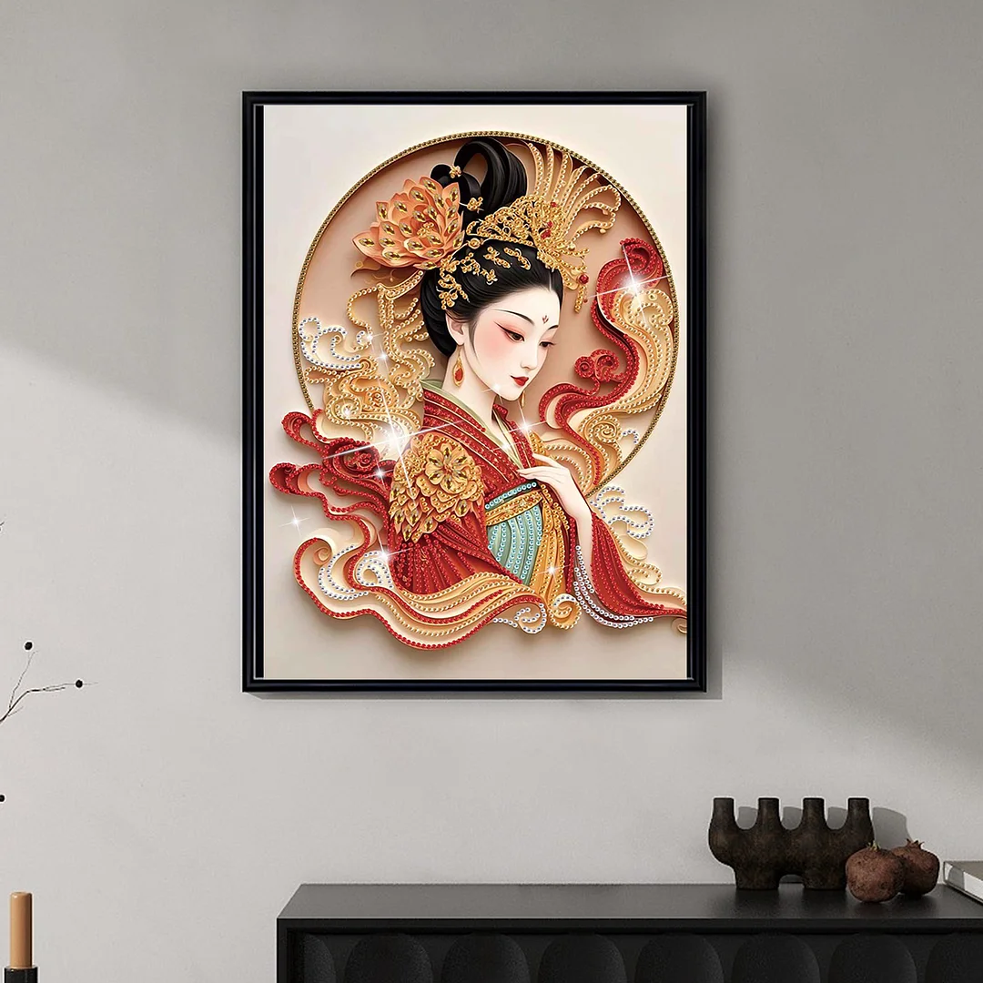 Diamond Painting - Partial Special Shaped Drill - Royal Consort(Canvas|30x40cm)