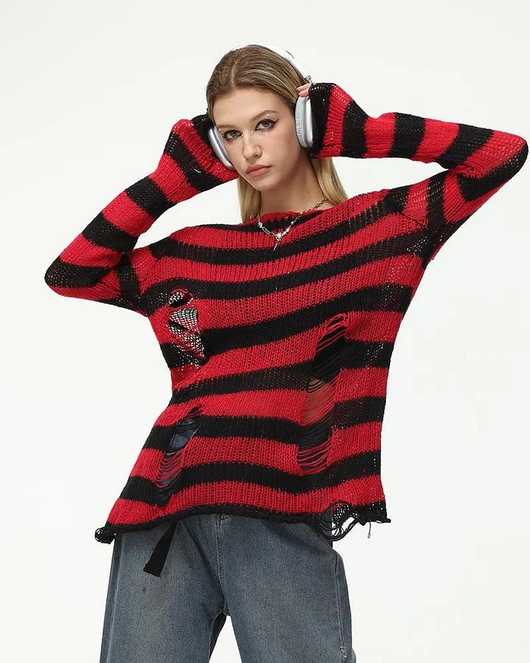Congeniator Menace Striped Sweater
