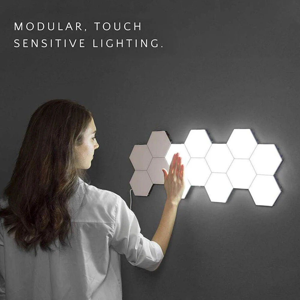 LED Night Lights Quantum Modular Touch Lights, Kids Room Sensitive Lighting Home Decoration Bedroom Magnetic Indoor Decoration