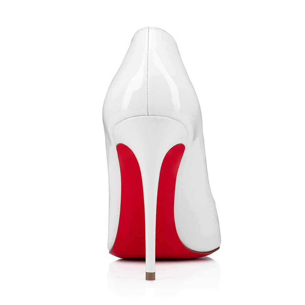 100mm Women's Red Bottom High Heels for Party Wedding Patent Pumps-MERUMOTE