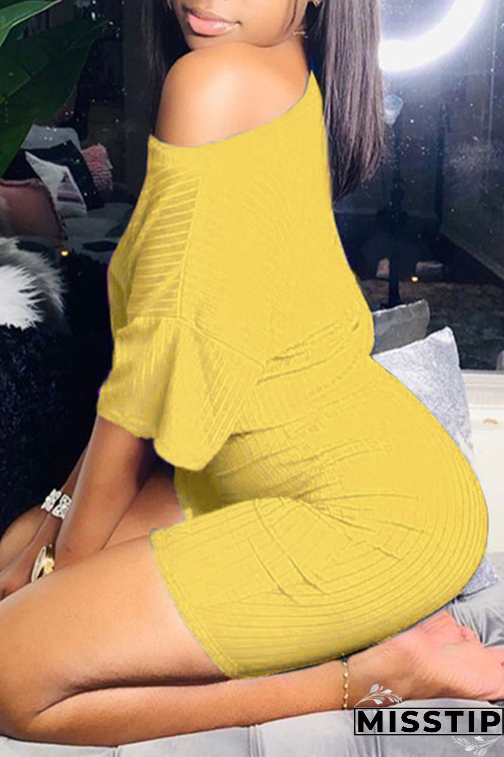 Black Fashion Casual Solid Basic O Neck Short Sleeve Two Pieces