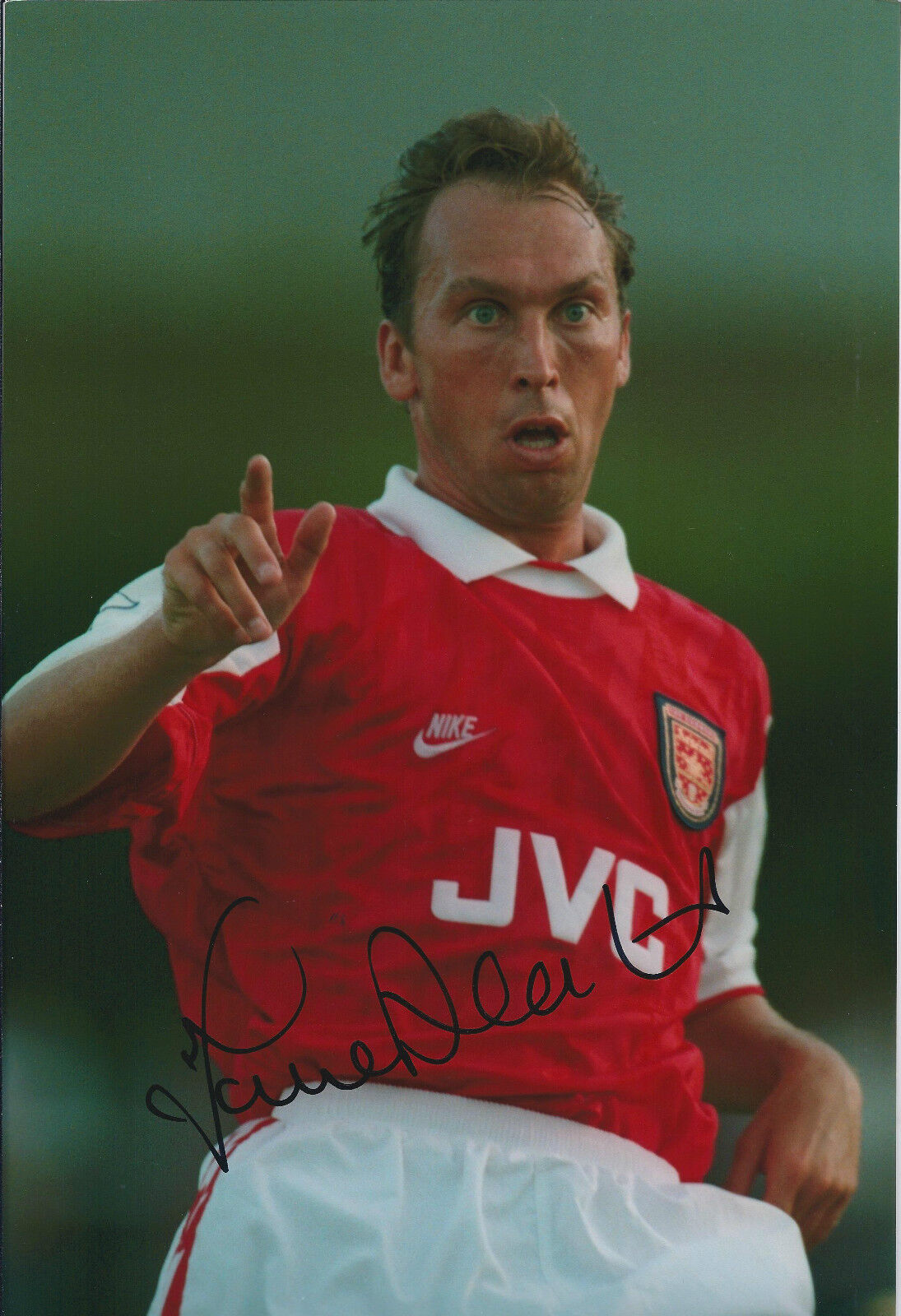 David PLATT Signed Autograph 12x8 Photo Poster painting AFTAL COA ARSENAL Legend Genuine RARE