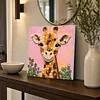 Framed Giraffe - DIY Button Art Painting Kit for Creativity DIY Pearl Dot Crafts for Gift Home Wall Decor 30*30CM