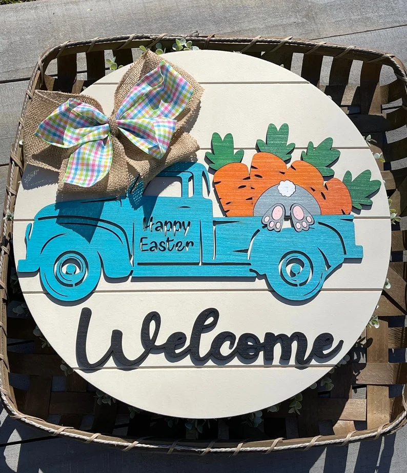 复制复制Easter Door Sign
