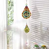 3D Mandala DIY Crystal Prism Teardrop Pendant Hanging Diamond Painting Suncatcher Kit