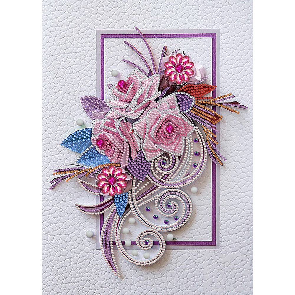 

Flower Quilling Paper - Special Shaped Diamond Painting - 30*40CM, 501 Original