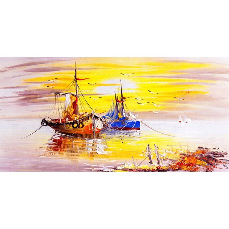 DIY Painting By Numbers-Sailboat-40*80cm