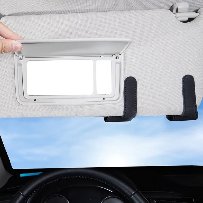 Fashion Suede Car Glasses Holder