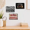 3pcs - Wine Element - Vintage Metal Signs(8*12Inch) - Bar