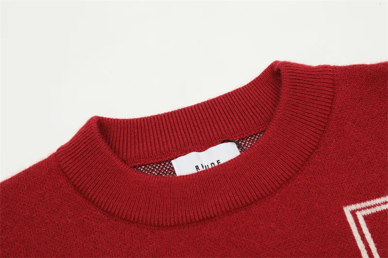 RHUDE 2023 New autumn and winter knitted sweaters