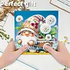 6pcs Diamond Painting Goblin Greeting Card Kits with Envelopes for Family Friend Gifts