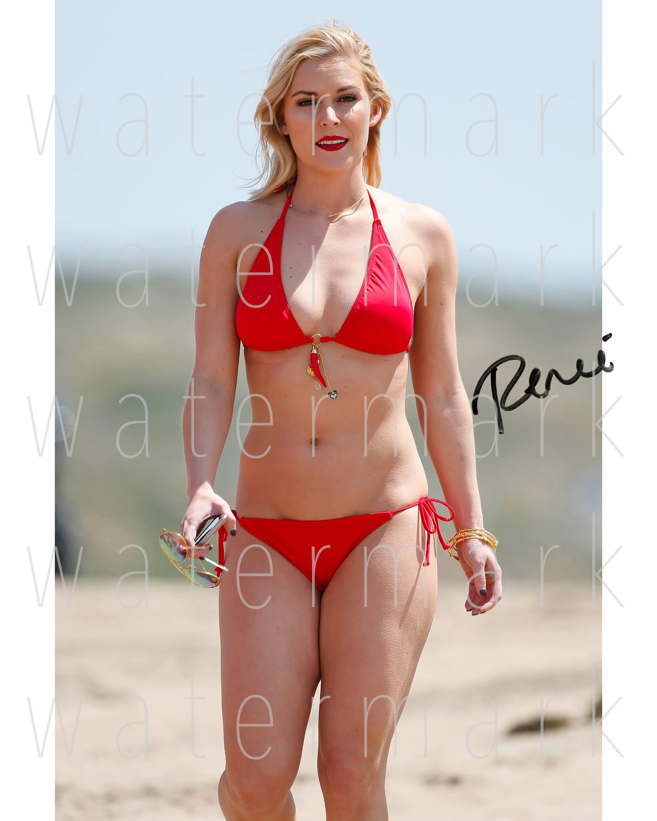 Renee Young wwe sexy signed 8X10 inch print Photo Poster painting poster picture autograph RP