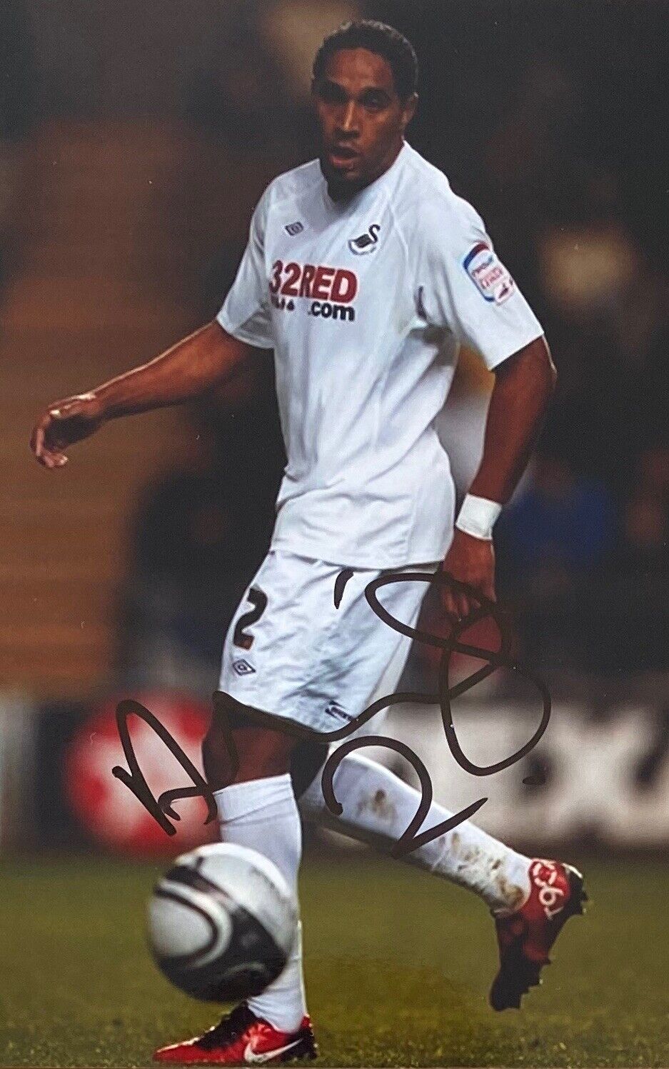 Ashley Williams Genuine Hand Signed 6X4 Photo Poster painting - Swansea City 4