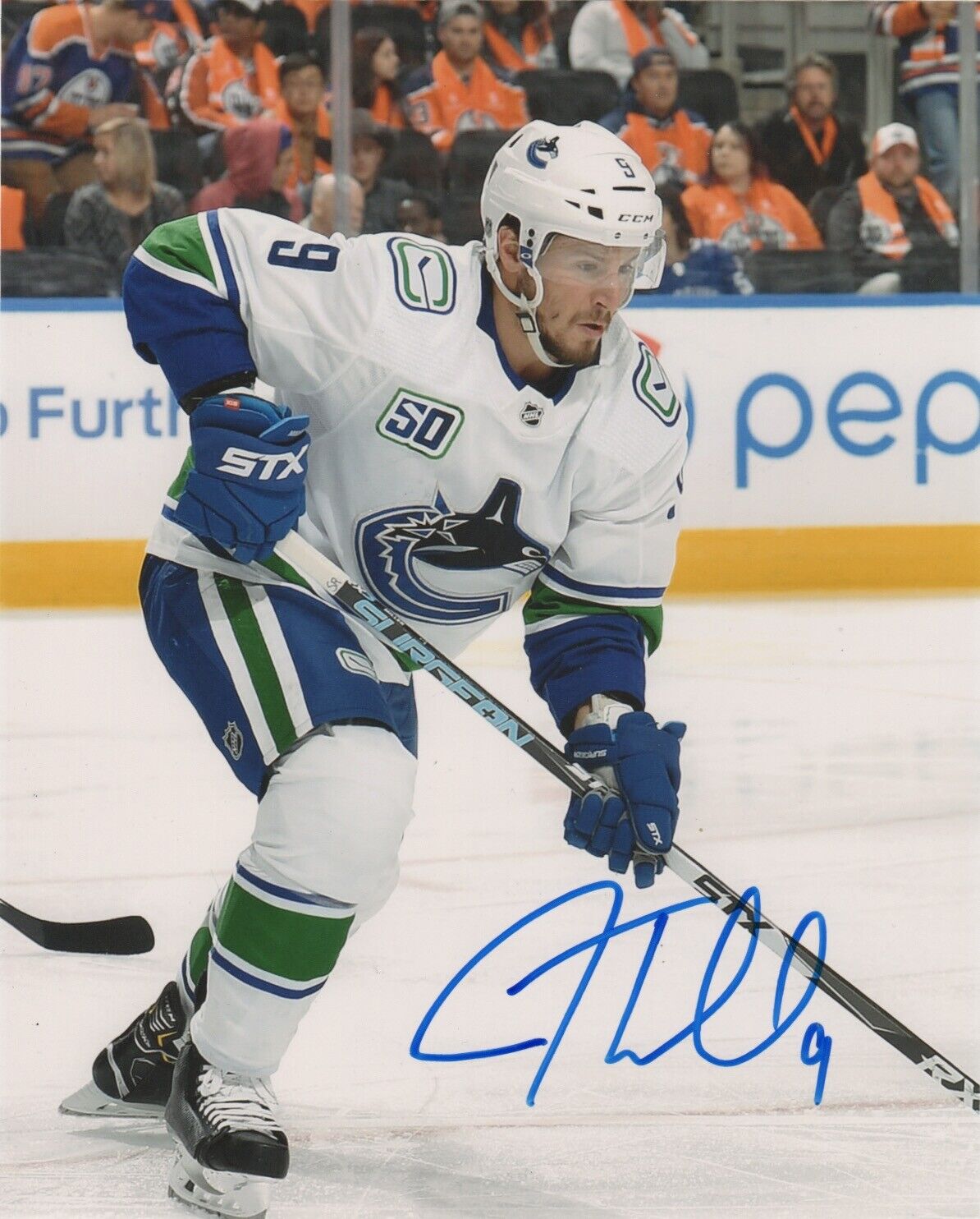 Vancouver Canucks JT Miller Autographed Signed 8x10 NHL Photo Poster painting COA #6