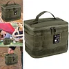 Outdoor Camping Organizers Portable Picnic Cookware Utensils Kit Bag with Handle