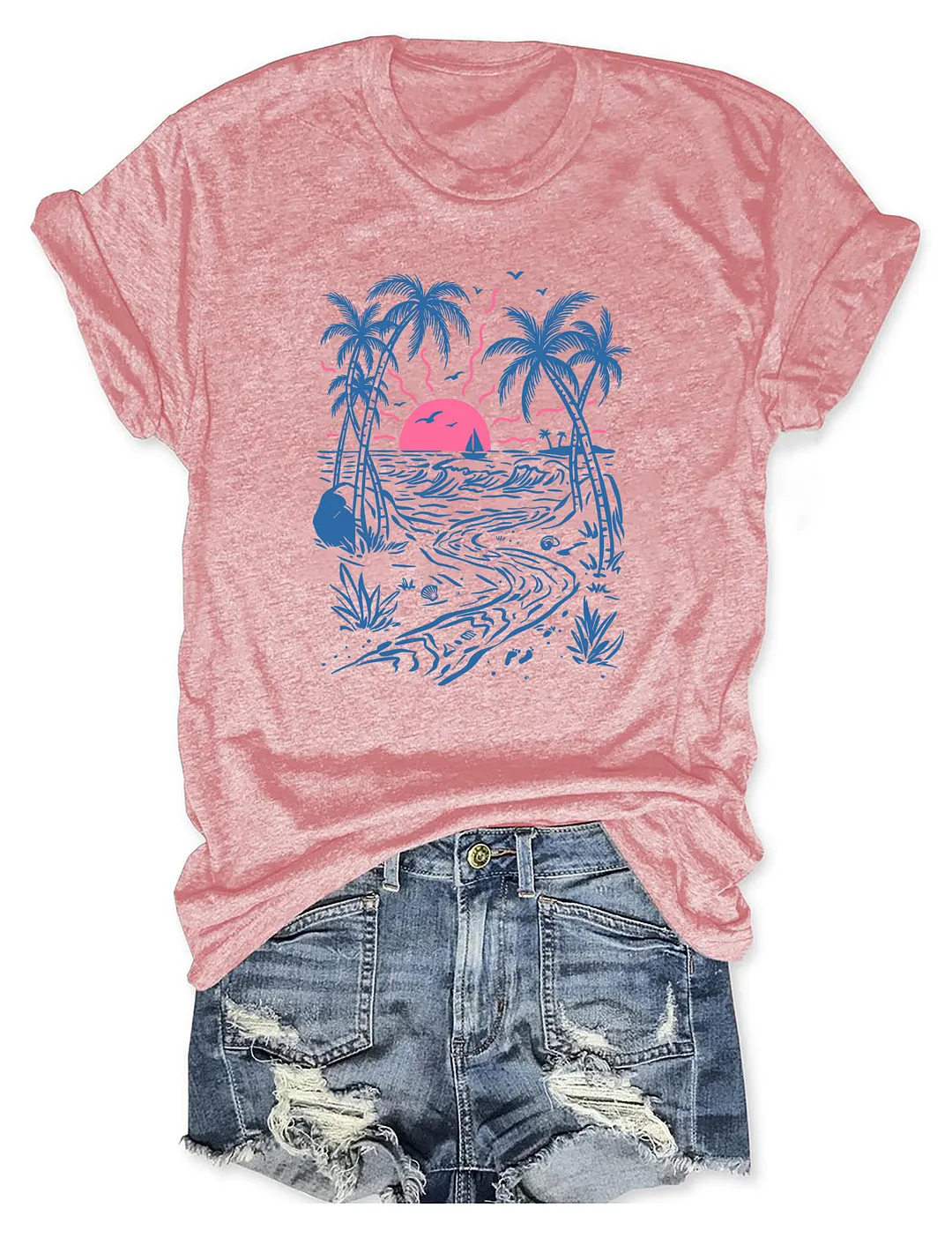 Beach Tropical Salty Summer T-shirt