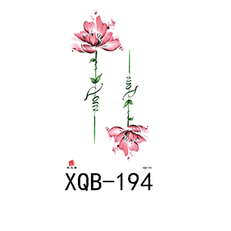 Small full arm waterproof tattoo stickers fierce wolf head animal arm lasting European and American tattoo stickers