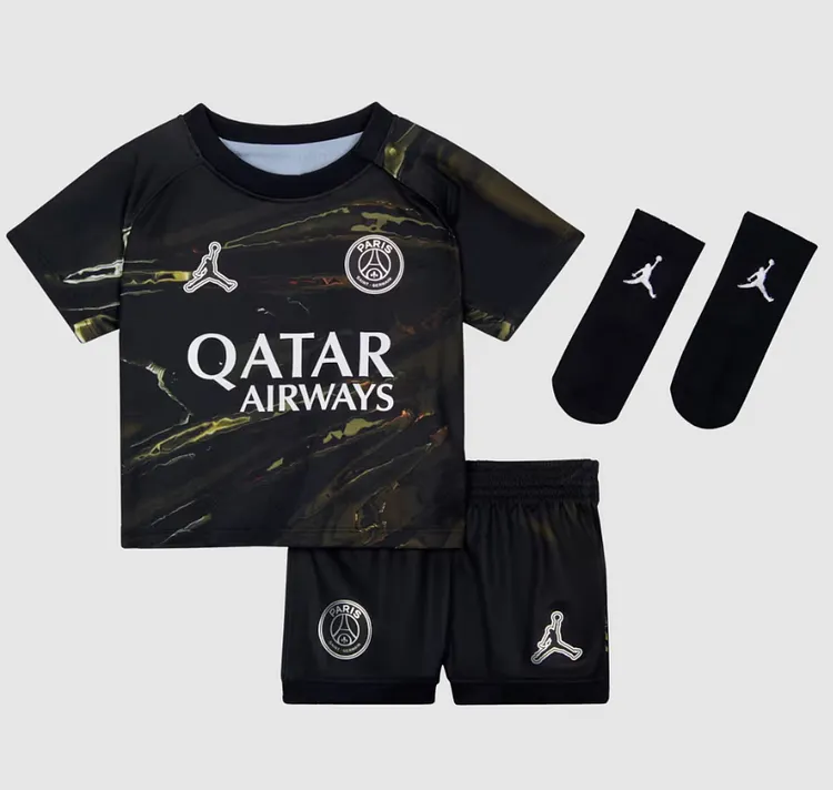 26-27 Paris Saint-Germain x Jordan "Nightfall Edition" Kids' Football Jersey &mdash; 1:1 Thai Quality