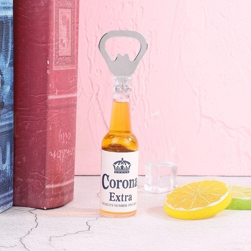 Creative Beer Bottle Bottle Opener Home Personalized Trend Refridgerator Magnets Cross-border Mini Beer Screwdriver