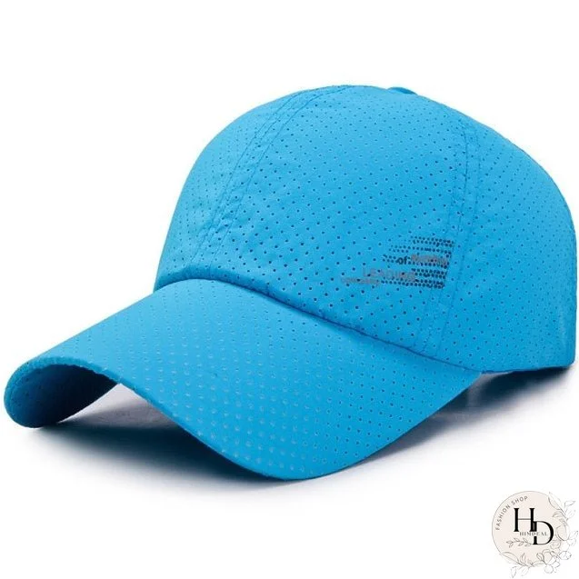 New Men Women Summer Baseball Cap Quick Drying Hats Unisex Breathable Sport Pure Color Snapback Hat bone baseball hat