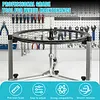 [US Local Warehouse] Bike Wheel Truing Stand Rotating Design Bicycle Wheels Weaving Stand Foldable Bike Hub Spokes Braiding Table for Bike Mechanics and DIY Enthusiasts