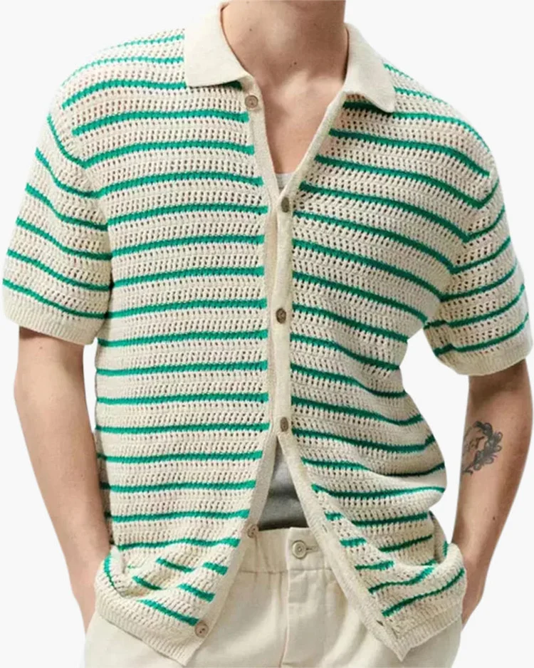 Marbella - Knitted Button Shirt QueenFunky
