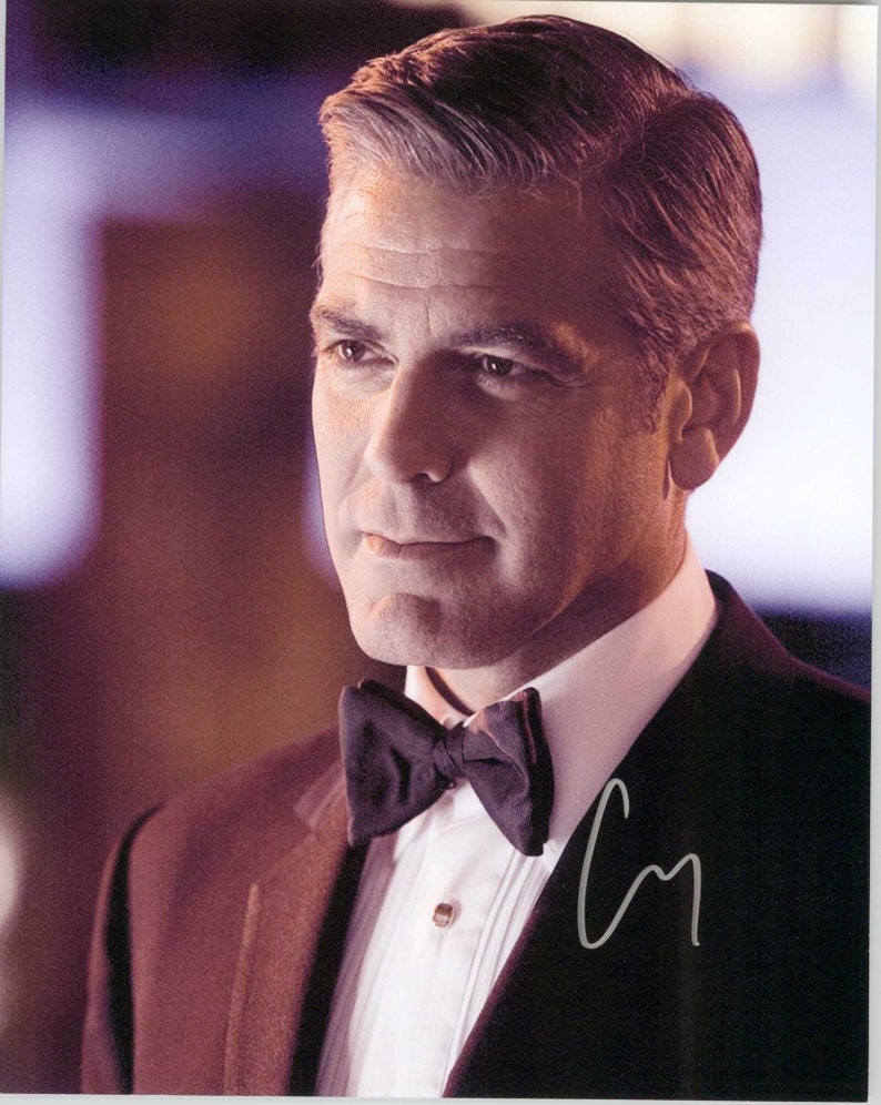 George Clooney Signed Autographed Ocean's 11