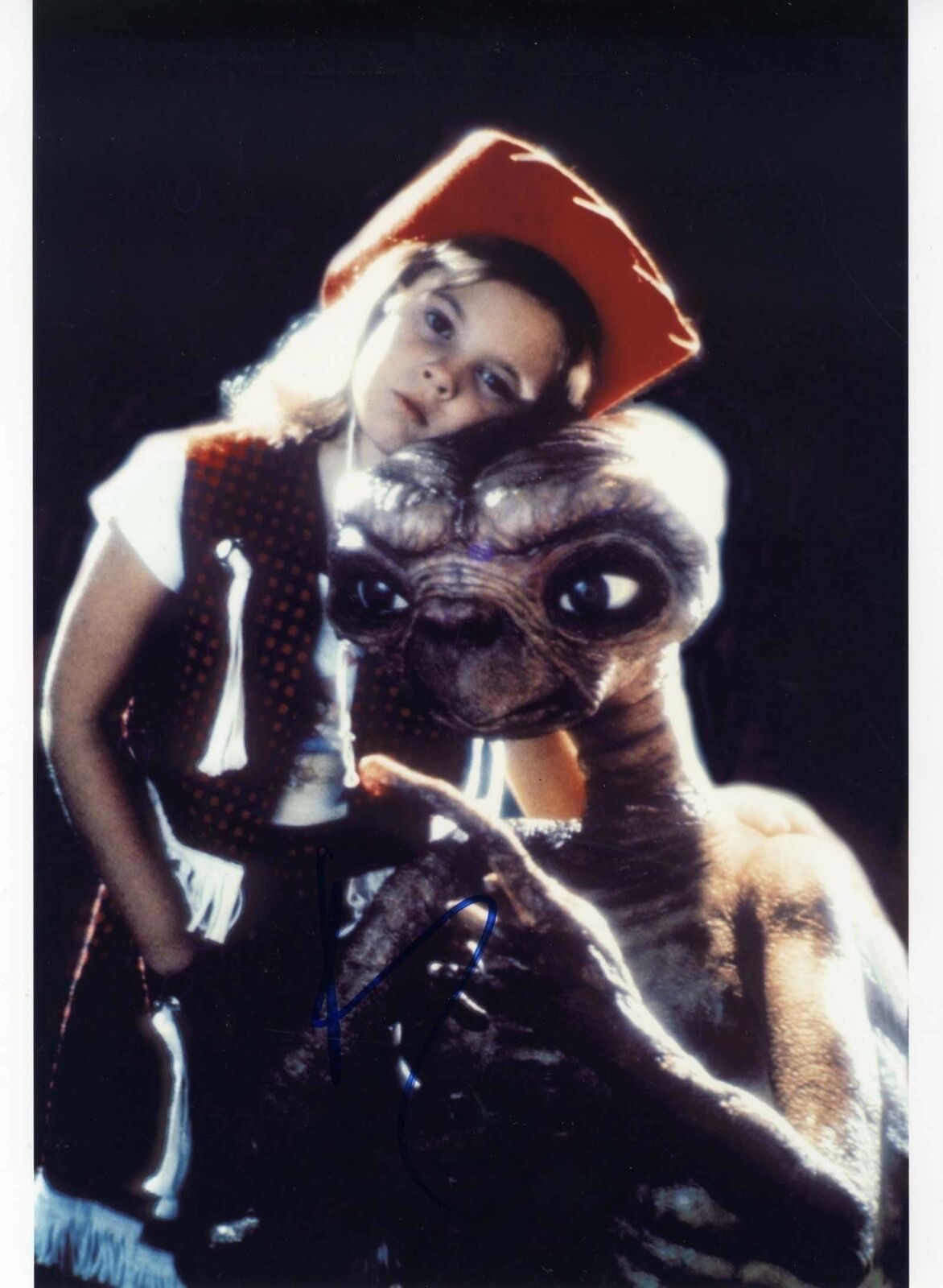 Drew Barrymore E.T. ACTRESS autograph, In-Person signed Photo Poster painting