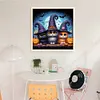 Halloween Cat-11CT Stamped Cross Stitch 40*40cm/15.75*15.75in