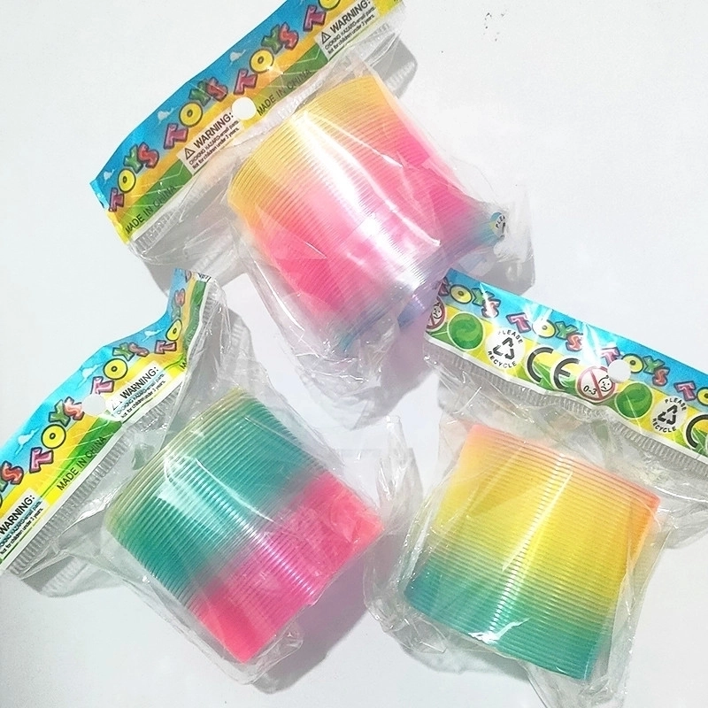 Children’s Educational Trumpet Magic Retractable Rainbow Circle Toy