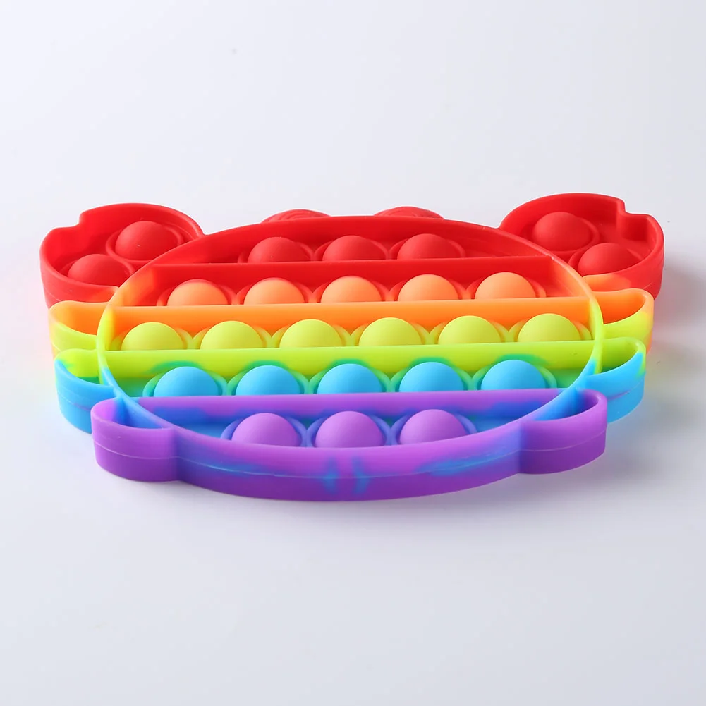 Push Bubble Sensory Toys Silicone Anti-Stress Vent Toys (Crab)