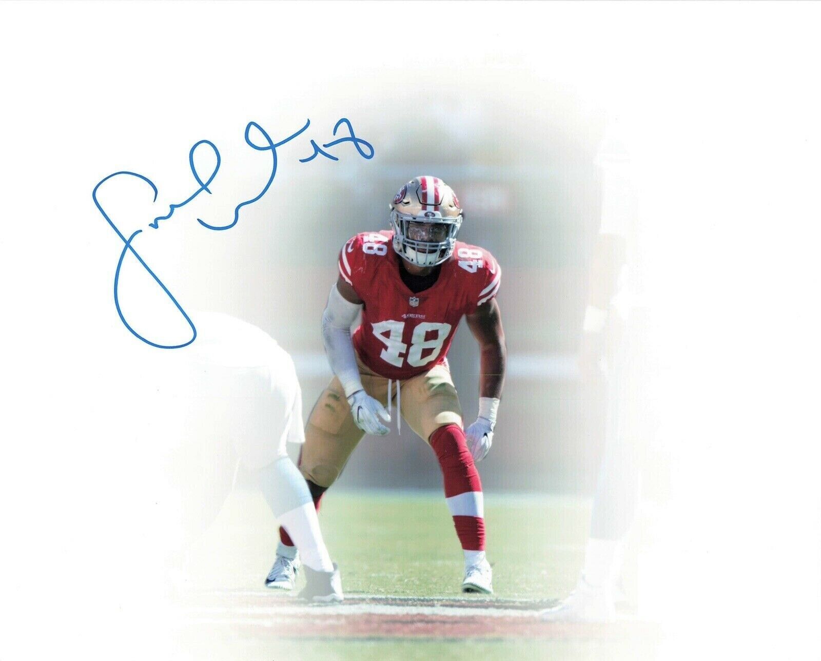 Fred Warner Autographed Signed 8x10 Photo Poster painting ( 49ers ) REPRINT