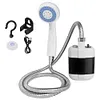 Portable Electric Camping Shower Outdoor Camp Shower Pump for Hiking Travel Bath