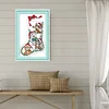 Cat Stocking -16CT Stamped Cross Stitch Kit(30*43cm)