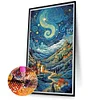 Diamond Painting-5D Full Round Drill Abstract World(70*40 CM)