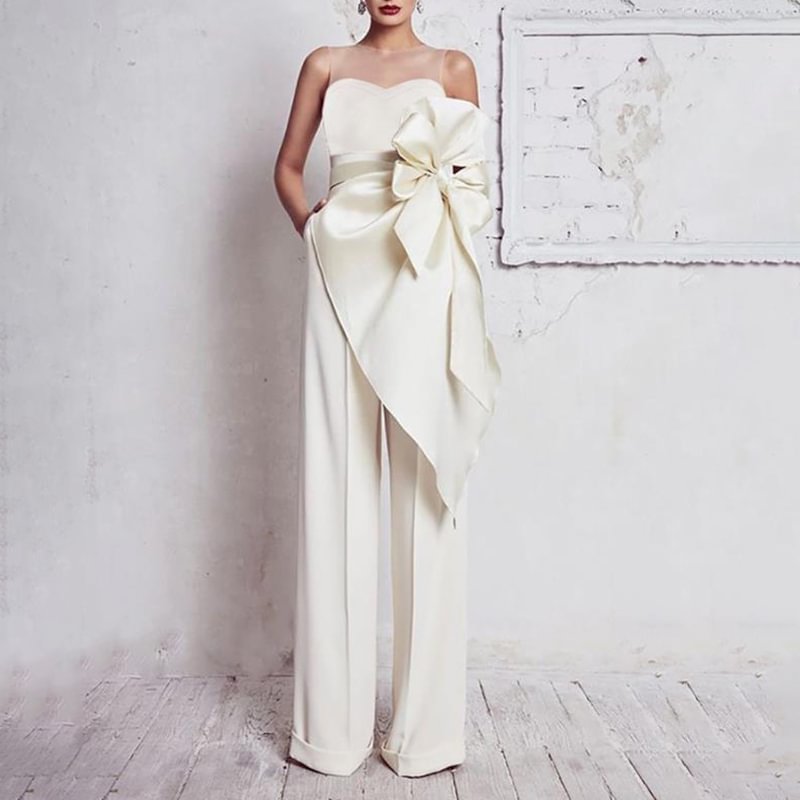 Solid Color Sleeveless Fashion Jumpsuit