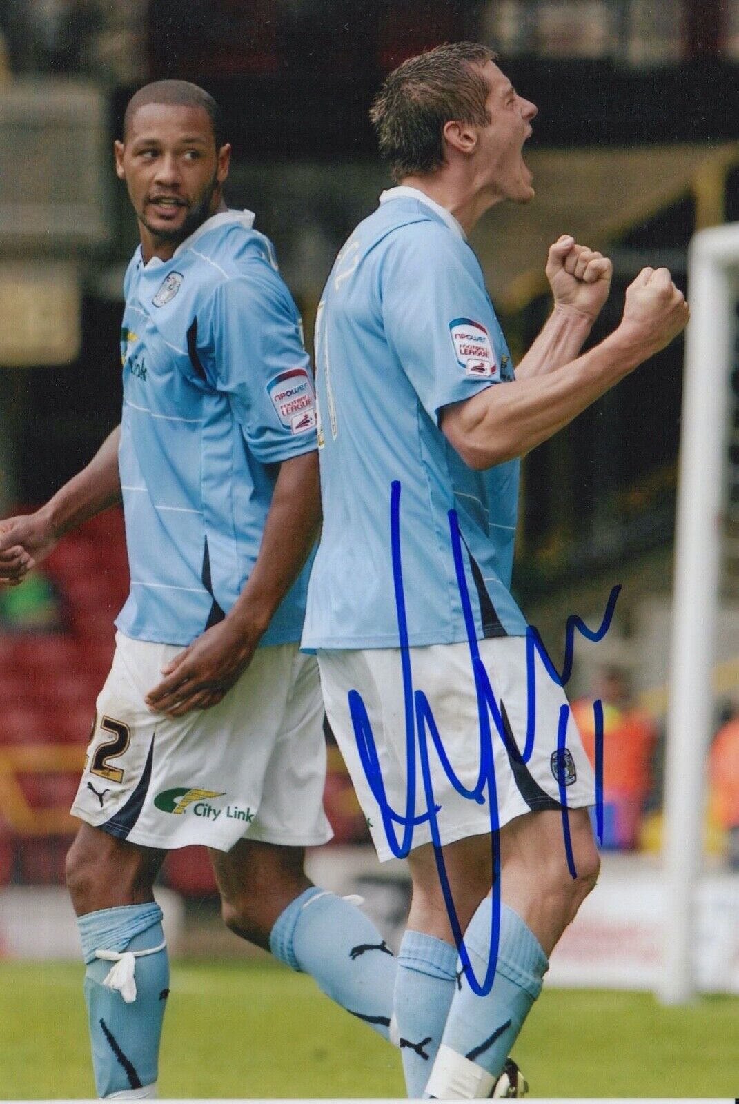 LUKAS JUTKIEWICZ HAND SIGNED 6X4 Photo Poster painting - FOOTBALL AUTOGRAPH - COVENTRY CITY 1.