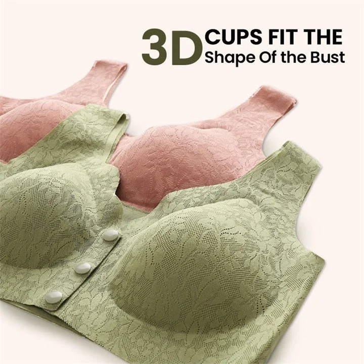 ✨LAST DAY SALE 60% &ndash; Zero Feel Lace Full Coverage Front Closure Bra