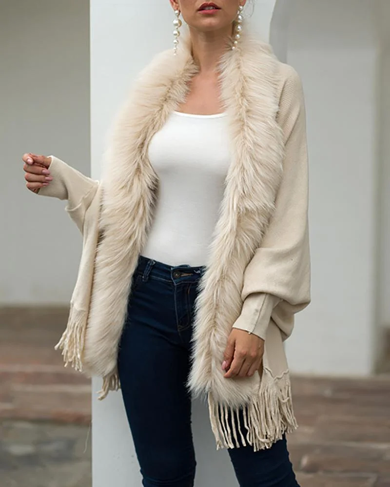 Solid Color Stylish Vintage Long Sleeve Batwing Sleeve Sweater Cardigans