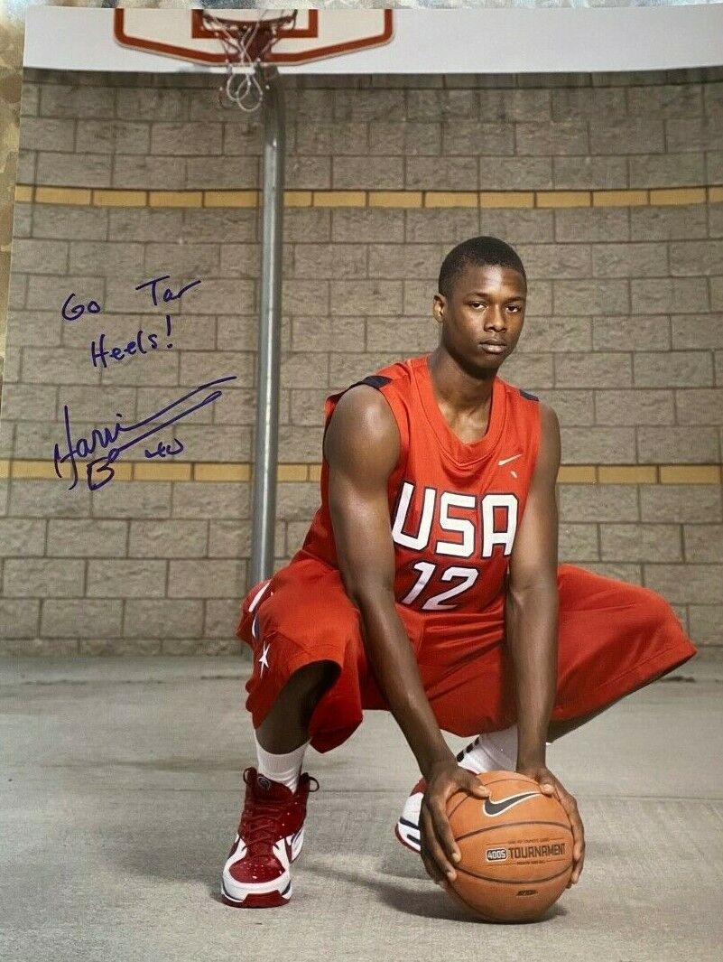 Harrison Barnes signed autographed 11x14 Photo Poster painting High School Rare Photo Poster painting UNC