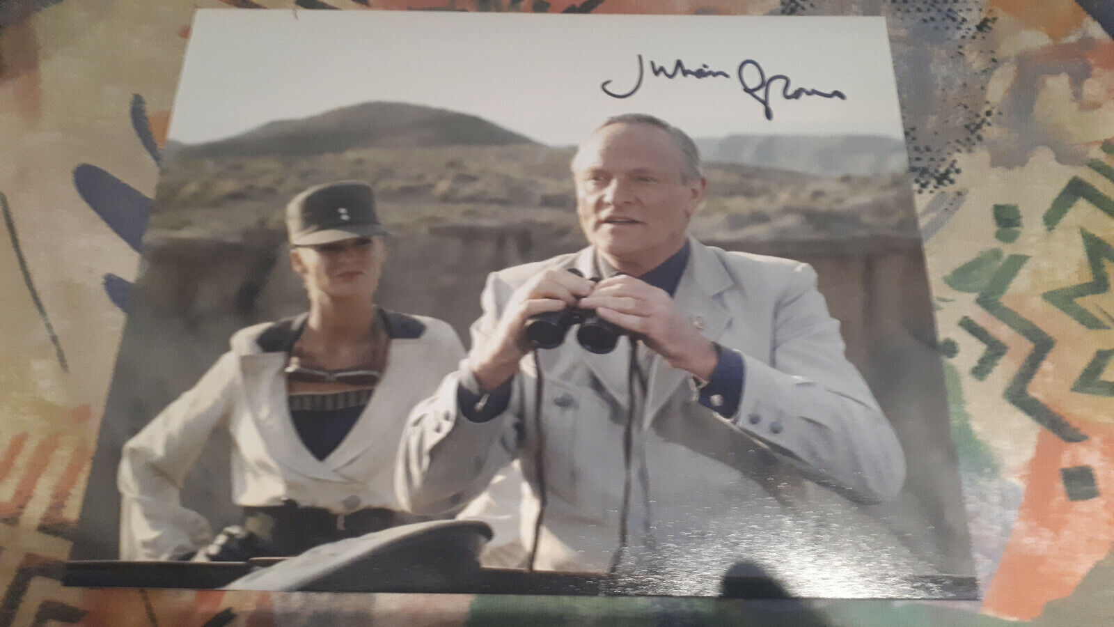 JULIAN GLOVER signed autograph 8x10 20x25 cm In Person INDIANA JONES