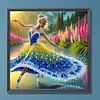 Dancing on ice girl - peinture au diamant de forme sp&eacute;ciale - 30*30cm