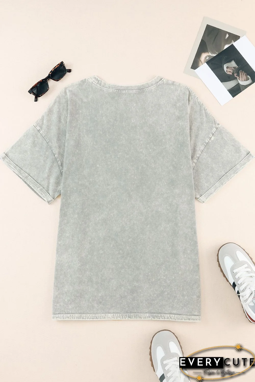 Gray Desert Dreamer Mineral Wash Graphic Tee