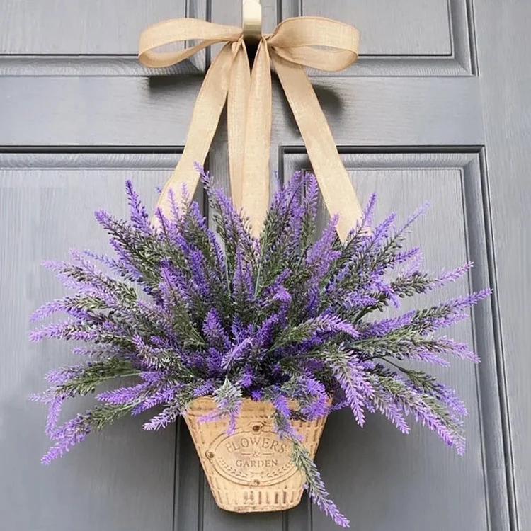 ✨🌸Lavender Basket Wreath🌸(40% Off Today)