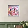 Disney Mickey And Minnie Alphabets-Full Round Diamond Painting 40*40CM