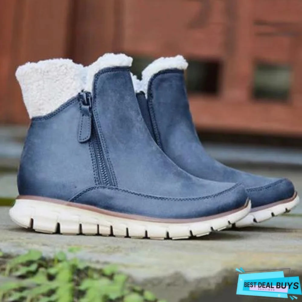 Casual Pu Winter Boots