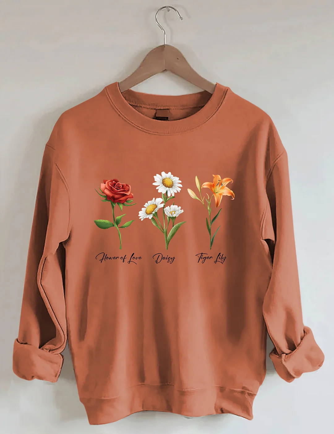 Flower Of Love Daisy Tiger Lily FDT Sweatshirt